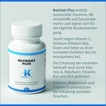 Nutrient Plus Klean Labs Kapseln, A-Nr.: 5598166 - 08