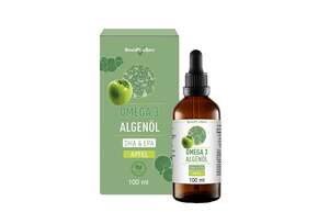 Omega-3 Algenöl DHA+EPA 100 ml APFEL, A-Nr.: 5826348 - 01