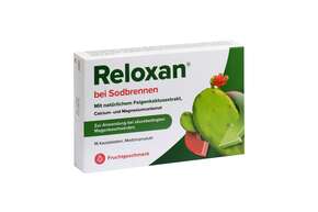 Sie sehen eine Packung Reloxan® Kautablette Fruchtgeschmack, Produktbild: 01 Reloxan® Kautablette Fruchtgeschmack, A-Nr.: 5510846 - 01