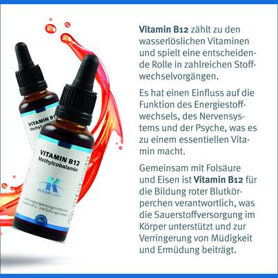 Vitamin B12 Methylcobalamin Klean Labs Tropfen, A-Nr.: 5598143 - 06