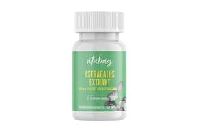 Sie sehen eine Packung Vitabay Astragalus Extrakt 1600 mg Kapseln, Produktbild: 01 Vitabay Astragalus Extrakt 1600 mg Kapseln, A-Nr.: 5878380 - 01