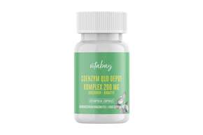 Sie sehen eine Packung Vitabay Coenzym Q10 Ubichinon Komplex 200 mg Kapseln, Produktbild: 01 Vitabay Coenzym Q10 Ubichinon Komplex 200 mg Kapseln, A-Nr.: 5877742 - 01