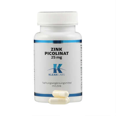 Zink Picolinat 25 mg Klean Labs Kapseln, A-Nr.: 5755631 - 04