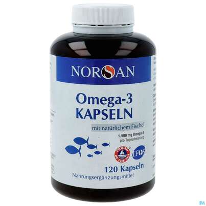 Omega -3 Norsan Kapseln 120st, A-Nr.: 4552529 - 01