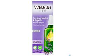 Sie sehen eine Packung Weleda Lavendel -entspannendes Pflege-oel 100ml, Produktbild: 01 Weleda Lavendel -entspannendes Pflege-oel 100ml, A-Nr.: 4583636 - 01