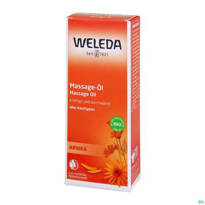 Sie sehen eine Packung Massage Oel -weleda +arnika Neu 100ml, Produktbild: 03 Massage Oel -weleda +arnika Neu 100ml, A-Nr.: 4583576 - 03