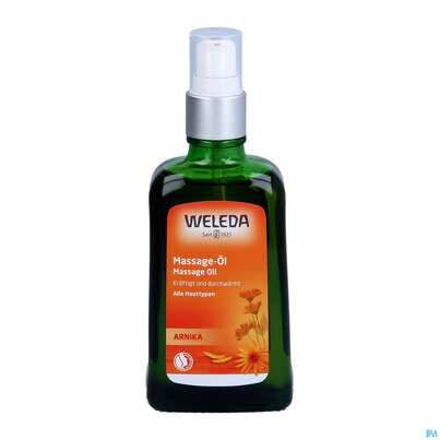 Sie sehen eine Packung Massage Oel -weleda +arnika Neu 100ml, Produktbild: 07 Massage Oel -weleda +arnika Neu 100ml, A-Nr.: 4583576 - 07