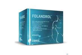 Sie sehen eine Packung Folandrol Inositol +folsaeure +selen Sache 60st, Produktbild: 01 Folandrol Inositol +folsaeure +selen Sache 60st, A-Nr.: 4621816 - 01