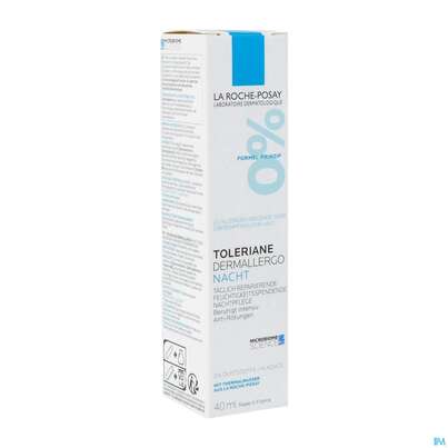 Sie sehen eine Packung La Roche Posay Gesichtspflege Toleriane/dermallergo Nacht 40ml, Produktbild: 02 La Roche Posay Gesichtspflege Toleriane/dermallergo Nacht 40ml, A-Nr.: 5615172 - 02