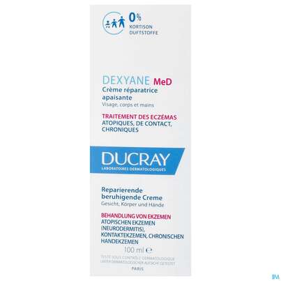 Sie sehen eine Packung Ducray Dexyane Med Creme Neu 100ml, Produktbild: 01 Ducray Dexyane Med Creme Neu 100ml, A-Nr.: 5676423 - 01