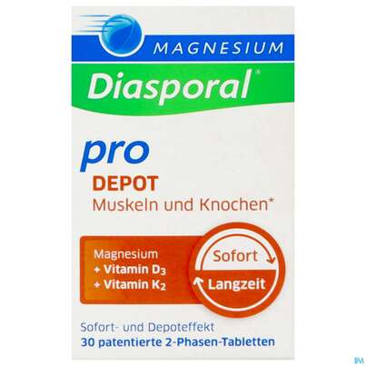 Magnesium Diasporal/pro Depot +d3+k2 Muskel +knochen 30st, A-Nr.: 5722376 - 01