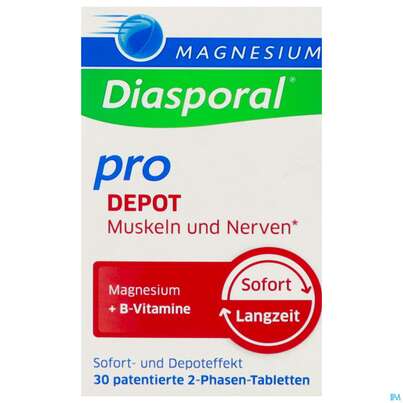 Magnesium Diasporal/pro Depot +b-vitamin Muskel +nerven 30st, A-Nr.: 5722399 - 01