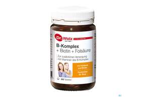 Sie sehen eine Packung B-komplex Hefetabl Dr.wolz Nr 60627 300st, Produktbild: 01 B-komplex Hefetabl Dr.wolz Nr 60627 300st, A-Nr.: 3080726 - 01