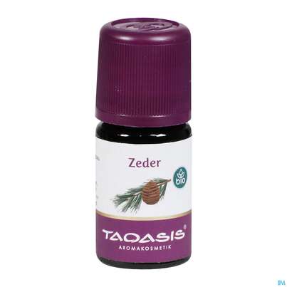 Sie sehen eine Packung Aetherische Oele Taoasis Bio Zeder 5ml, Produktbild: 03 Aetherische Oele Taoasis Bio Zeder 5ml, A-Nr.: 3166899 - 03