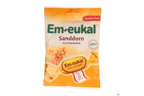 Em-eukal Bonbons Zuckerfrei Sanddorn 75g, A-Nr.: 3257946 - 01