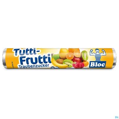 Bloc Traubenzucker Rollen Tutti-frutti 42g, A-Nr.: 3386402 - 01