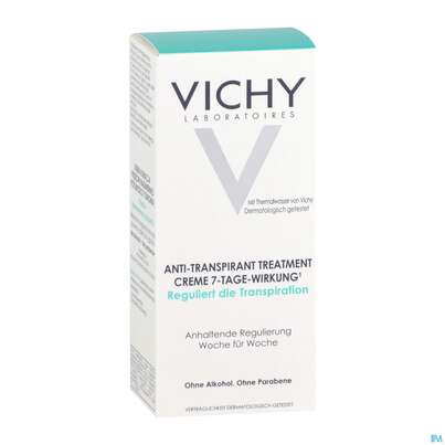Sie sehen eine Packung Vichy Deocreme Regulierend 7 Tage Wirkung 30ml, Produktbild: 08 Vichy Deocreme Regulierend 7 Tage Wirkung 30ml, A-Nr.: 2618833 - 08