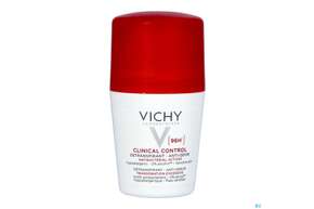Sie sehen eine Packung Vichy Deodorant Antitranspirant/roll-on Clinical Contr 96h 50ml, Produktbild: 01 Vichy Deodorant Antitranspirant/roll-on Clinical Contr 96h 50ml, A-Nr.: 5571575 - 01