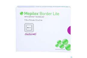 Wundverband Mepilex Silikon Border/flex/lite 10x 10cm 5st, A-Nr.: 3067861 - 01