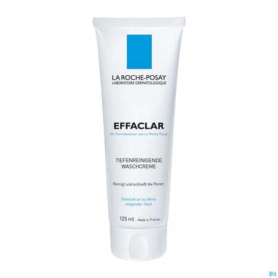 Sie sehen eine Packung La Roche Posay Akne/mischhaut Effaclar Waschcreme 125ml, Produktbild: 05 La Roche Posay Akne/mischhaut Effaclar Waschcreme 125ml, A-Nr.: 2657299 - 05