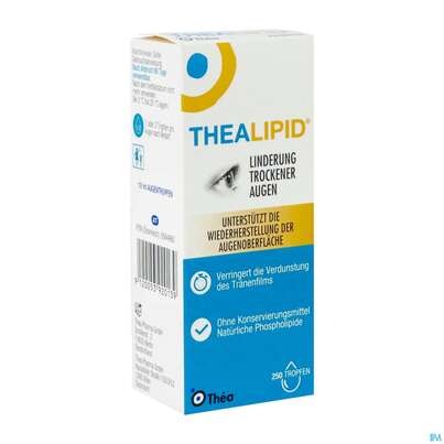 Augentropfen Thealipid Lipidhaltig Konser- Vierungsmittelfrei 10ml, A-Nr.: 5564960 - 02