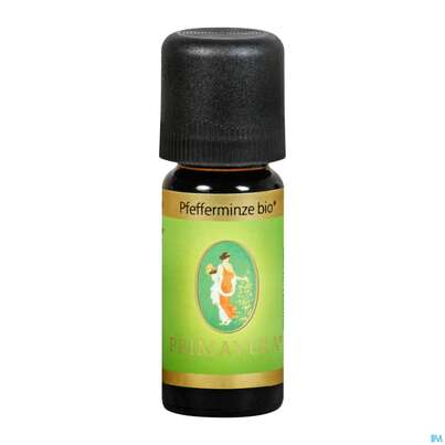 Sie sehen eine Packung Aetherische Oele Primavera Pfefferminze Bio 10ml, Produktbild: 04 Aetherische Oele Primavera Pfefferminze Bio 10ml, A-Nr.: 2583796 - 04