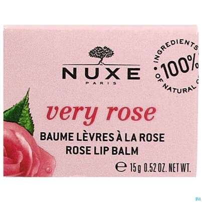 Sie sehen eine Packung Nuxe Very Rose Lippenbalsam 15g, Produktbild: 01 Nuxe Very Rose Lippenbalsam 15g, A-Nr.: 5562151 - 01