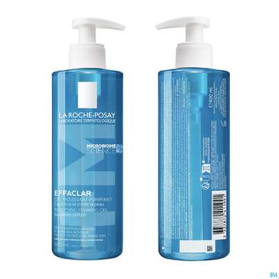 Sie sehen eine Packung La Roche Posay Akne/mischhaut Effaclar Reinigungsgel 400ml, Produktbild: 04 La Roche Posay Akne/mischhaut Effaclar Reinigungsgel 400ml, A-Nr.: 5356339 - 04