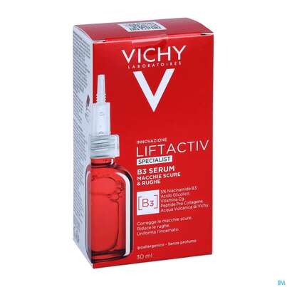 Sie sehen eine Packung Vichy Liftactiv Serum B3 30ml, Produktbild: 05 Vichy Liftactiv Serum B3 30ml, A-Nr.: 5427140 - 05