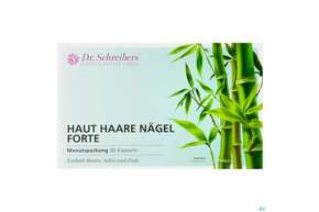 Sie sehen eine Packung Haut+haare+naegel Kapseln Forte Dr.schreibers 30st, Produktbild: 01 Haut+haare+naegel Kapseln Forte Dr.schreibers 30st, A-Nr.: 5204233 - 01