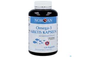 Omega -3 Norsan Kapseln/arktis Dorschoel Epa+dha 120st, A-Nr.: 5222633 - 01