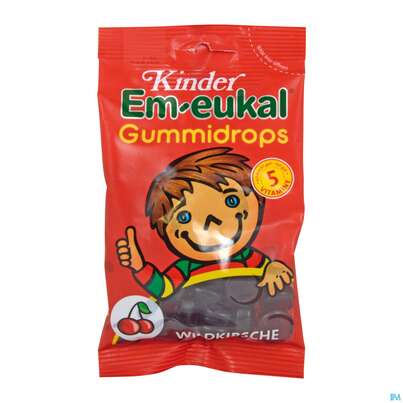 Em-eukal Gummidrops Zuckerhaltig/kinder Wildkirsche 75g, A-Nr.: 4389265 - 01