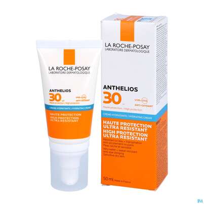 Sie sehen eine Packung Sonnenprodukte La Roche Posay Anthelios 30/creme +duftstoff 50ml, Produktbild: 04 Sonnenprodukte La Roche Posay Anthelios 30/creme +duftstoff 50ml, A-Nr.: 4396963 - 04