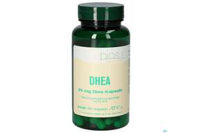 Sie sehen eine Packung Bios Dhea 25mg 100 Kapseln, Produktbild: 01 Bios Dhea 25mg 100 Kapseln, A-Nr.: 5110408 - 01