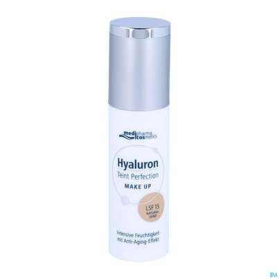 Sie sehen eine Packung Hyaluron Teint Perfection Make-up Natural Sand 30ml, Produktbild: 08 Hyaluron Teint Perfection Make-up Natural Sand 30ml, A-Nr.: 4834765 - 08