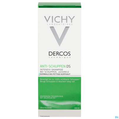 Shampoon Vichy/dercos Anti-schuppen Pflege Fettiges Haar 200ml, A-Nr.: 4357383 - 01