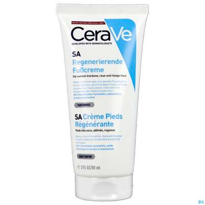 Sie sehen eine Packung Fuss Creme Cerave Regenierend 88ml, Produktbild: 02 Fuss Creme Cerave Regenierend 88ml, A-Nr.: 4801843 - 02