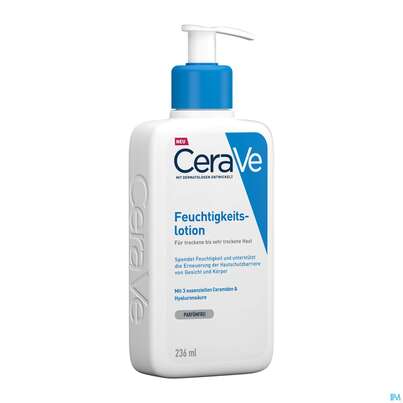 Sie sehen eine Packung Cerave Feuchtigkeitslotion 236ml, Produktbild: 02 Cerave Feuchtigkeitslotion 236ml, A-Nr.: 4801955 - 02