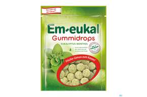 Em-eukal Gummidrops Zuckerhaltig Eukalyptus Menthol 90g, A-Nr.: 4335252 - 01