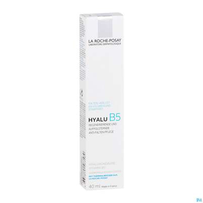 Sie sehen eine Packung La Roche Posay Gesichtspflege Hyalu B5 Pflege 40ml, Produktbild: 03 La Roche Posay Gesichtspflege Hyalu B5 Pflege 40ml, A-Nr.: 4782100 - 03