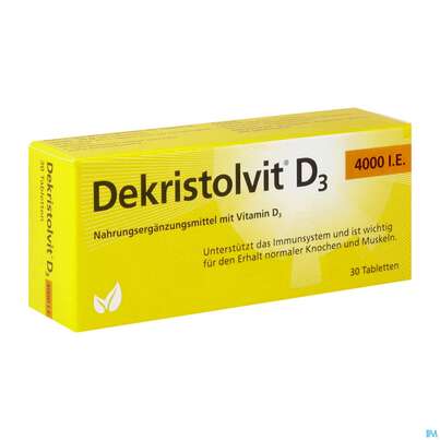 Dekristolvit D3 4000ie Tabl 30st, A-Nr.: 4324231 - 03