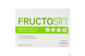 Sie sehen eine Packung Fructosin Kapseln 10st, Produktbild: 01 Fructosin Kapseln 10st, A-Nr.: 4778877 - 01