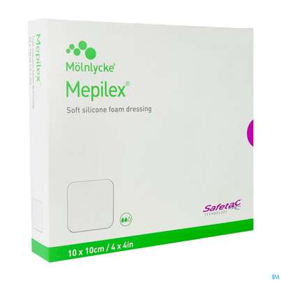 Wundverband Mepilex/xt Silikon 10x10cm 5st, A-Nr.: 4301543 - 03