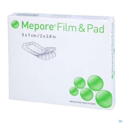 Mepore/film +pad/pharm 5x 7cm 5st, A-Nr.: 3743782 - 02