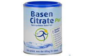 Sie sehen eine Packung Basen Citrate/pur Nach Apotheker Rudolf Keil 216g, Produktbild: 01 Basen Citrate/pur Nach Apotheker Rudolf Keil 216g, A-Nr.: 4093642 - 01