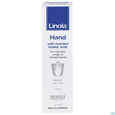 Sie sehen eine Packung Linola Handcreme 75ml, Produktbild: 01 Linola Handcreme 75ml, A-Nr.: 4089497 - 01