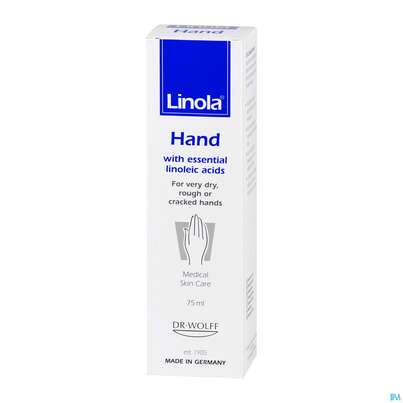 Sie sehen eine Packung Linola Handcreme 75ml, Produktbild: 02 Linola Handcreme 75ml, A-Nr.: 4089497 - 02