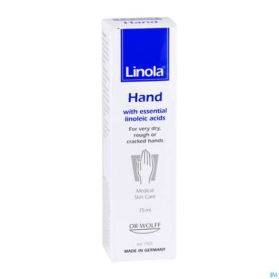 Sie sehen eine Packung Linola Handcreme 75ml, Produktbild: 03 Linola Handcreme 75ml, A-Nr.: 4089497 - 03