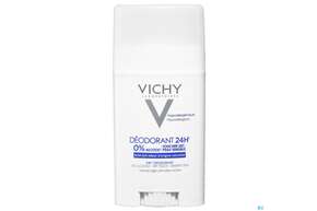 Sie sehen eine Packung Vichy Deo/stick/neu Hautberuhigend Ohne Aluminiumsalze 40ml, Produktbild: 01 Vichy Deo/stick/neu Hautberuhigend Ohne Aluminiumsalze 40ml, A-Nr.: 3724365 - 01