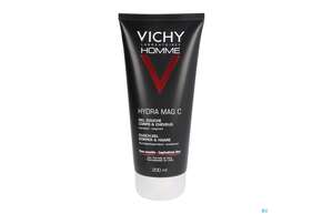 Sie sehen eine Packung Vichy Homme Duschgel 200ml, Produktbild: 01 Vichy Homme Duschgel 200ml, A-Nr.: 3733708 - 01